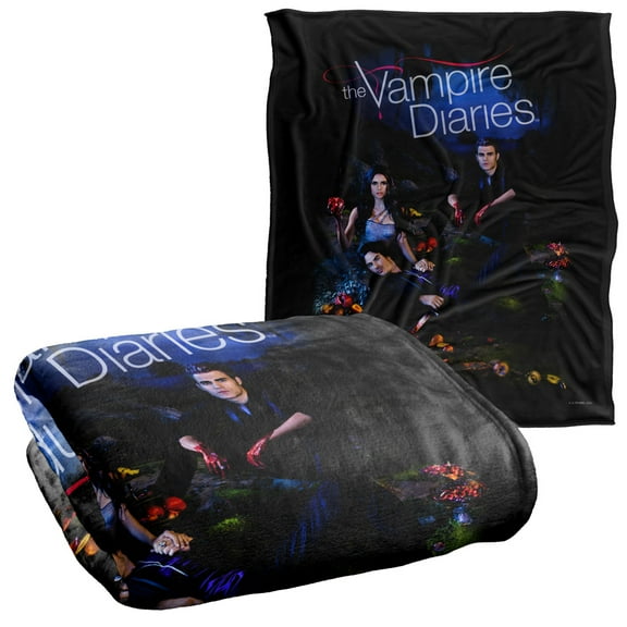 Vampire Diaries Tempted Officially Licensed Silky Touch Super Soft Throw Blanket 50' x 60'