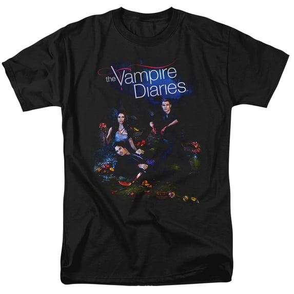 Vampire Diaries Tempted Unisex Adult T Shirt (3X-Large) Black