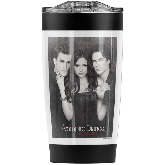 Vampire Diaries/That Was Then Stainless Steel Tumbler 20 oz Coffee Travel Mug/Cup, Vacuum Insulated & Double Wall with Leakproof Sliding Lid | Great for Hot Drinks and Cold Beverages