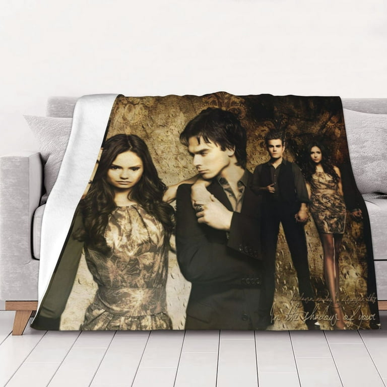 Vampire Diaries Thick Blanket Cozy Soft Fuzzy Anti-pilling Flannel