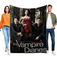 thumbnail image 1 of Vampire Diaries Throw Blanket Gifts for Fans Lover Girls Boys Women Present Hoodie Him Bed 50"x60", 1 of 6