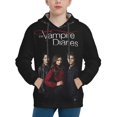 thumbnail image 1 of Vampire Diaries Youth Hoodies 3D Print Pullover Hooded Sweatshirt Unisex Casual Sweater Tops Blouse Long Sleeve Kids Hoodie Small, 1 of 8