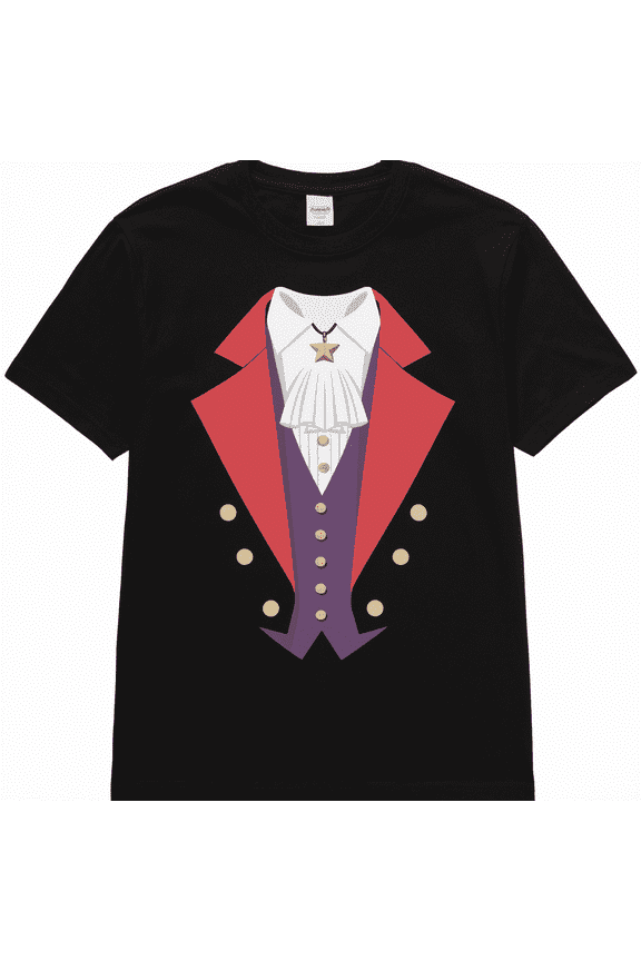Vampire Dracula Tuxedo Halloween Costume Horror Night Party T-Shirt
