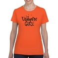 thumbnail image 1 of Vampire Girl. Glittery T-Shirt Women -Image by Shutterstock, Female Small, 1 of 4