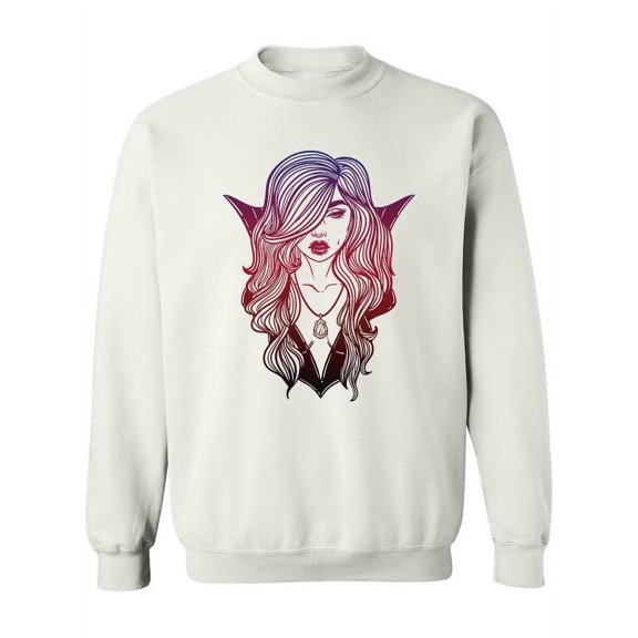 Vampire Girl. Sweatshirt Women -Image by Shutterstock, Female Small