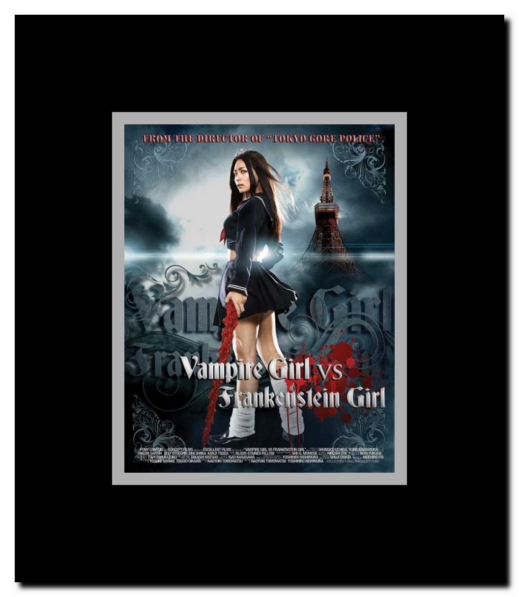 Vampire Girl vs. Frankenstein Girl Framed Movie Poster