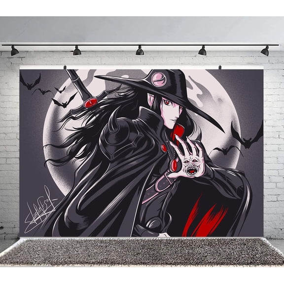Vampire Hunter D Backdrop Banner Party Supplies Poster Movie Theme Background for Photography Birthday Decorations