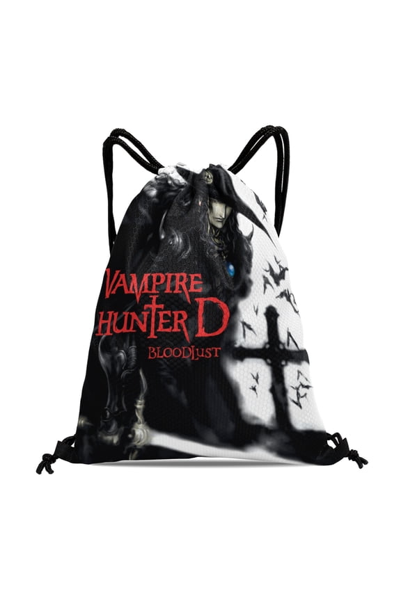 Vampire Hunter D Backpack Bag Goodies Merch Drawstring Party Favors Gym Waterproof Swimming Beach