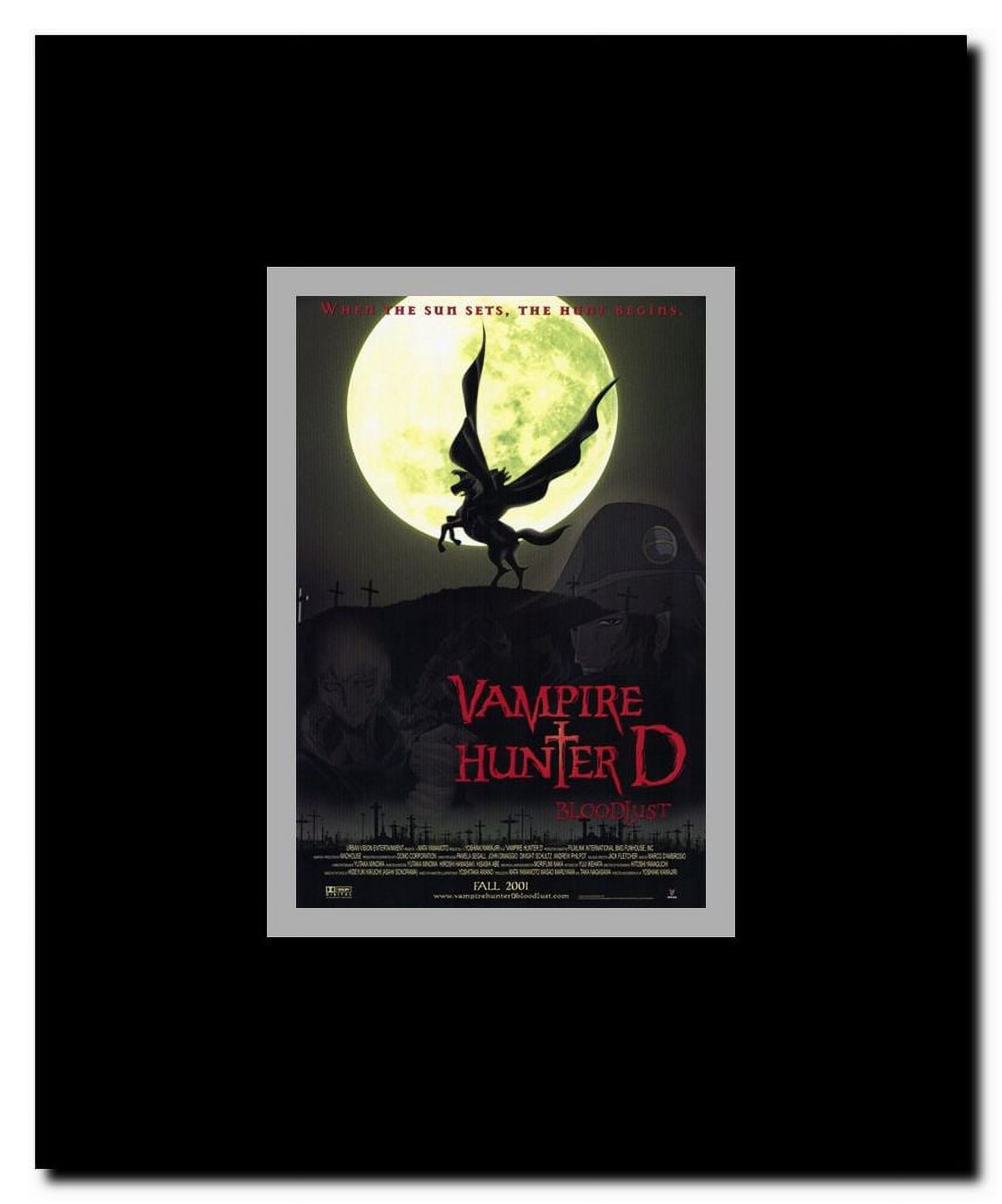 Vampire Hunter D: Bloodlust Framed Movie Poster