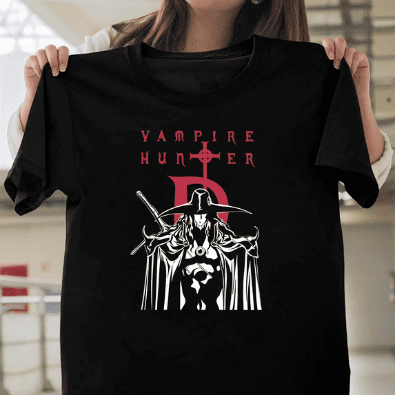 Vampire Hunter D Japanese Horror Anime Manga Dhampir Hero Vintage Art V50551 Unisex T-Shirt, Size Up to 5XL