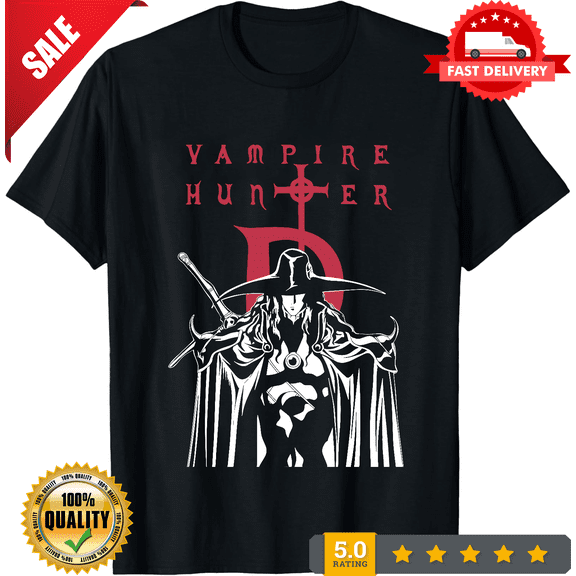Vampire Hunter D New T-shirt, Hideyuki Kikuchi,Japanese,Best Horror Anime, NEW INSTOCK-TH70536