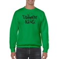 thumbnail image 1 of Vampire King Quote Sweatshirt Men -Image by Shutterstock, Male 3X-Large, 1 of 4