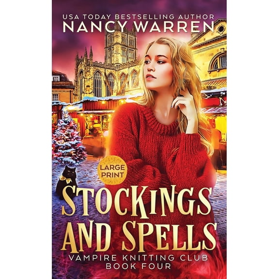 Vampire Knitting Club Stockings and Spells: Large Print Hardback Edition, Book 4, (Hardcover)