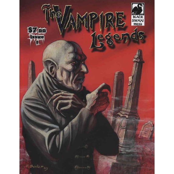 Vampire Legends #1 VF ; Black Swan Comic Book