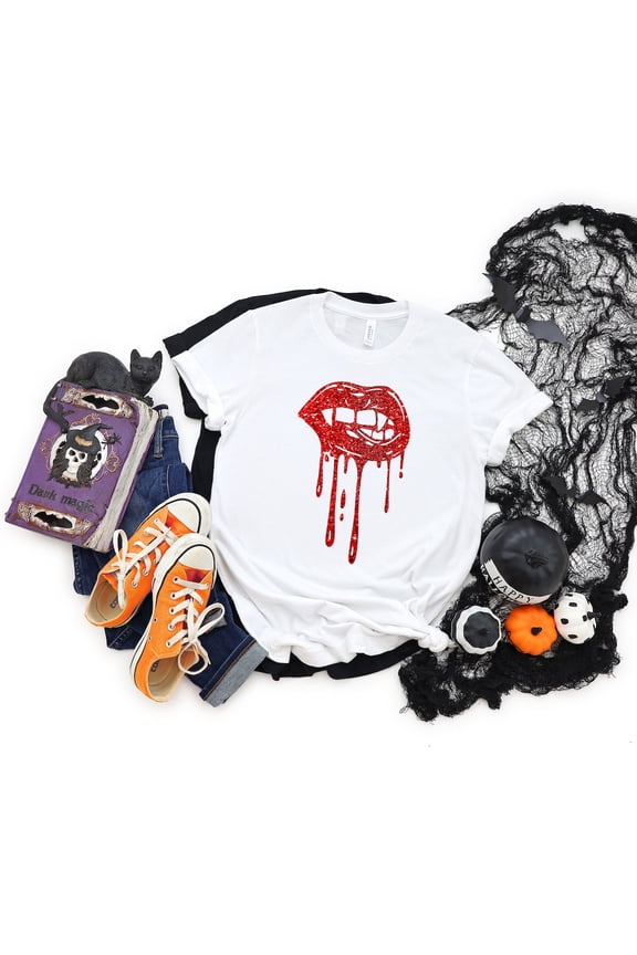 Vampire Lips Shirt, Party Shirts, Hocus Pocus, Sanderson Sisters Tee, Outfit, 2022 Shirts, Vampire Shirt