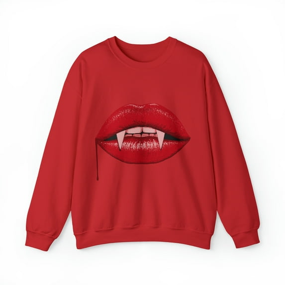 Vampire Lips Unisex Crewneck Sweatshirt