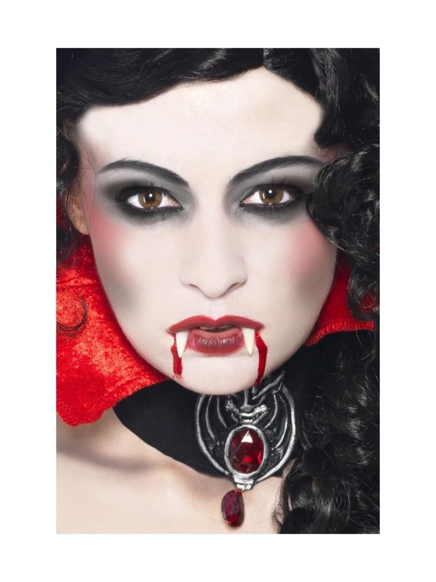 Vampire Make Up Set Adult White Red Vampire Make Up Set Adult White Red