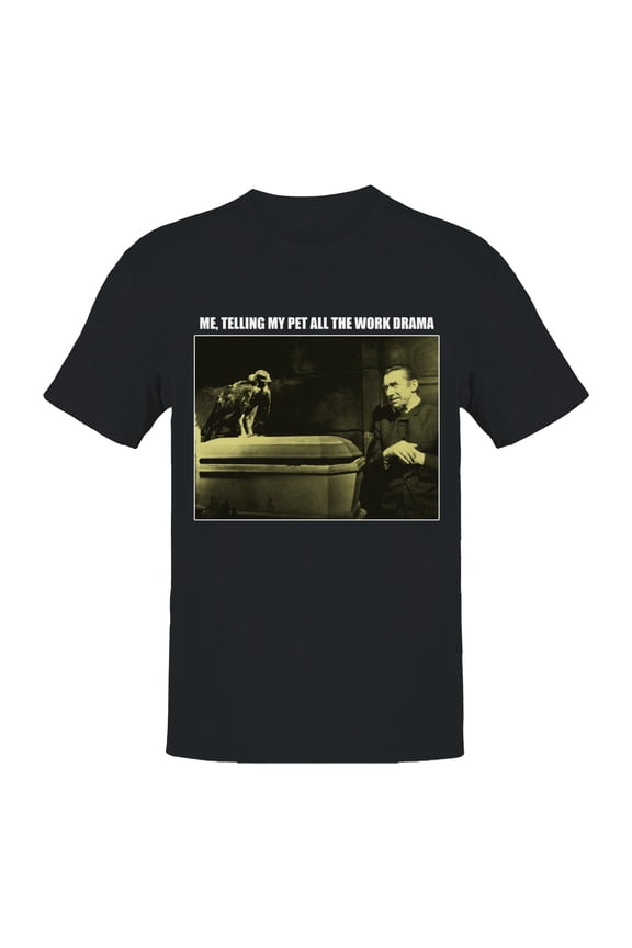 Vampire Pet Confidant Humor Men's T-shirt