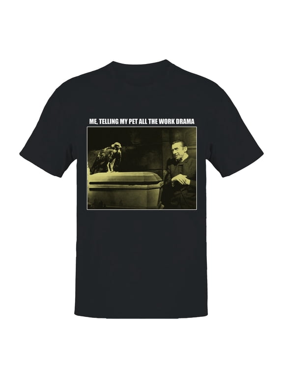 Vampire Pet Confidant Humor Men's T-shirt