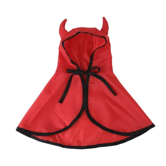 Vampire Pet for Cats & Small Dogs - Halloween Cloak with Bat Wing Design, Spooky Pet Clothes for Halloween Parties & Photo