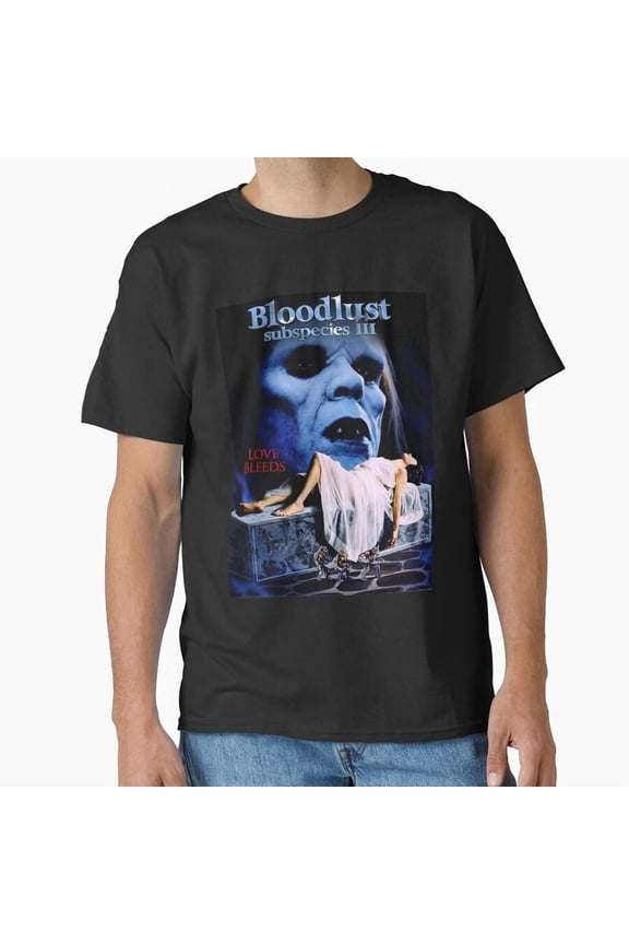 Vampire Radu From Subspecies Halloween Night Fangs Horror Movie Graphic Unisex Classic T-Shirt A164, From S to 5XL