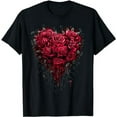 thumbnail image 1 of Vampire Rose Bouquet Black T-Shirt, 1 of 3
