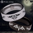 thumbnail image 1 of Vampire Skull Tungsten Carbide Ring, 1 of 9