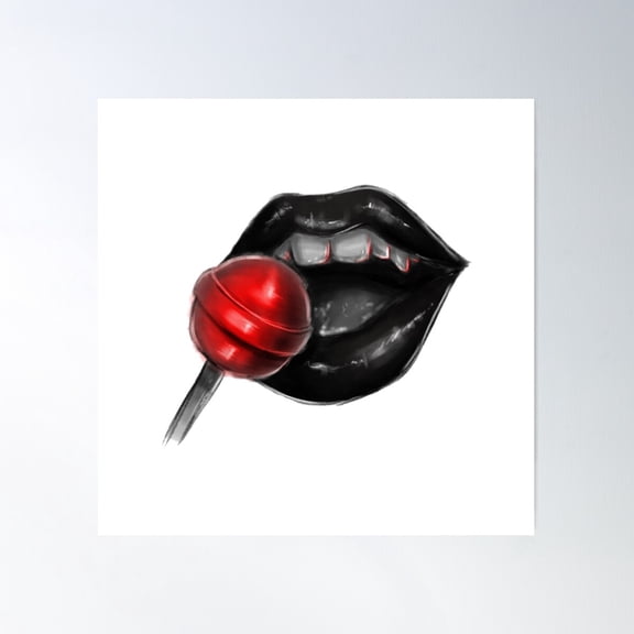 Vampire Sucker Poster Wall Art, Modern Wall Decor For Living Room Bedroom, 8x12 UNFRAMED