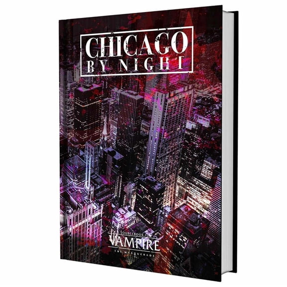 Vampire: The Masquerade 5th Edition Roleplaying Game: Chicago By Night - Sourcebook Guide, RPG Ages 14+