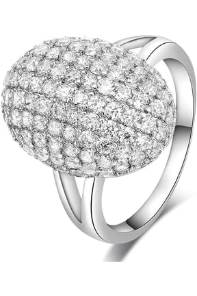 Vampire Twilight Bella's Full Drill Sparkling Crystsal Band Ring Silver Plated Cubic Zirconia Souvenir Daylight Rings New Moon Breaking Dawn Bridal Engagement Wedding Finger Bands for Women Ladies
