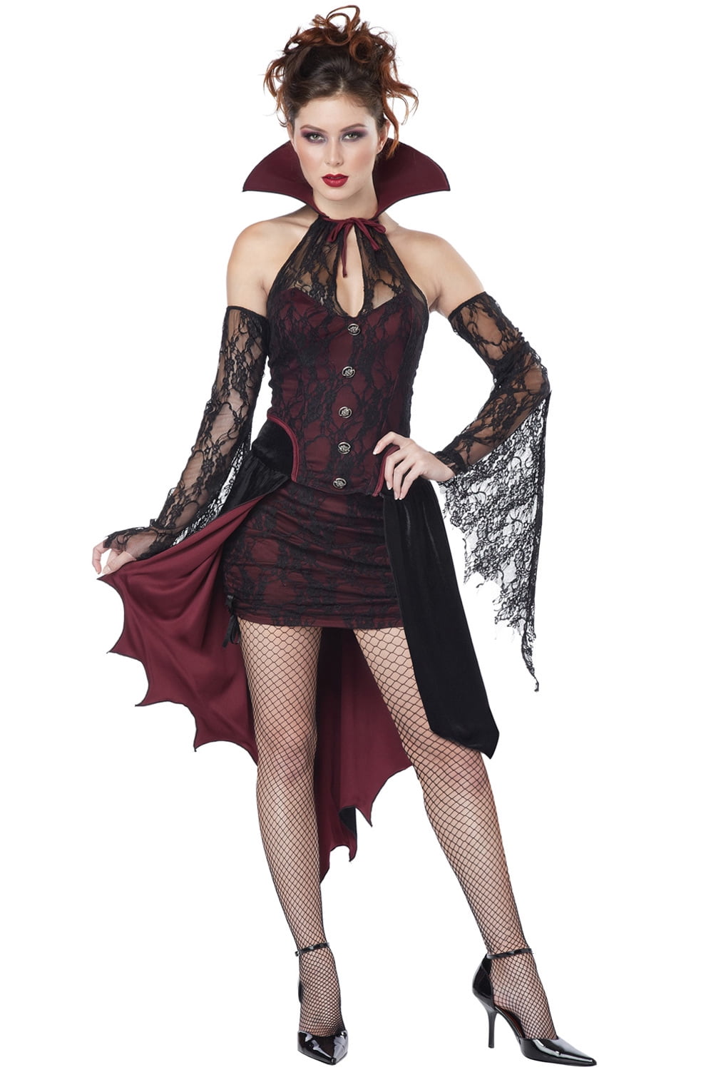 The Masquerade ~ Gothic Victorian Velvet and Lace Vampire Gown Dress C –  Reminisce