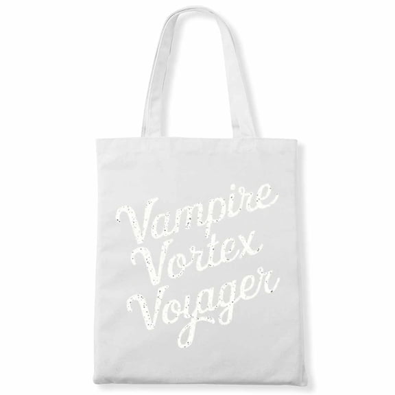 Vampire Vortex Voyager Funny Saying Costume Easy Halloween Gifts Canvas Bag 1Pc