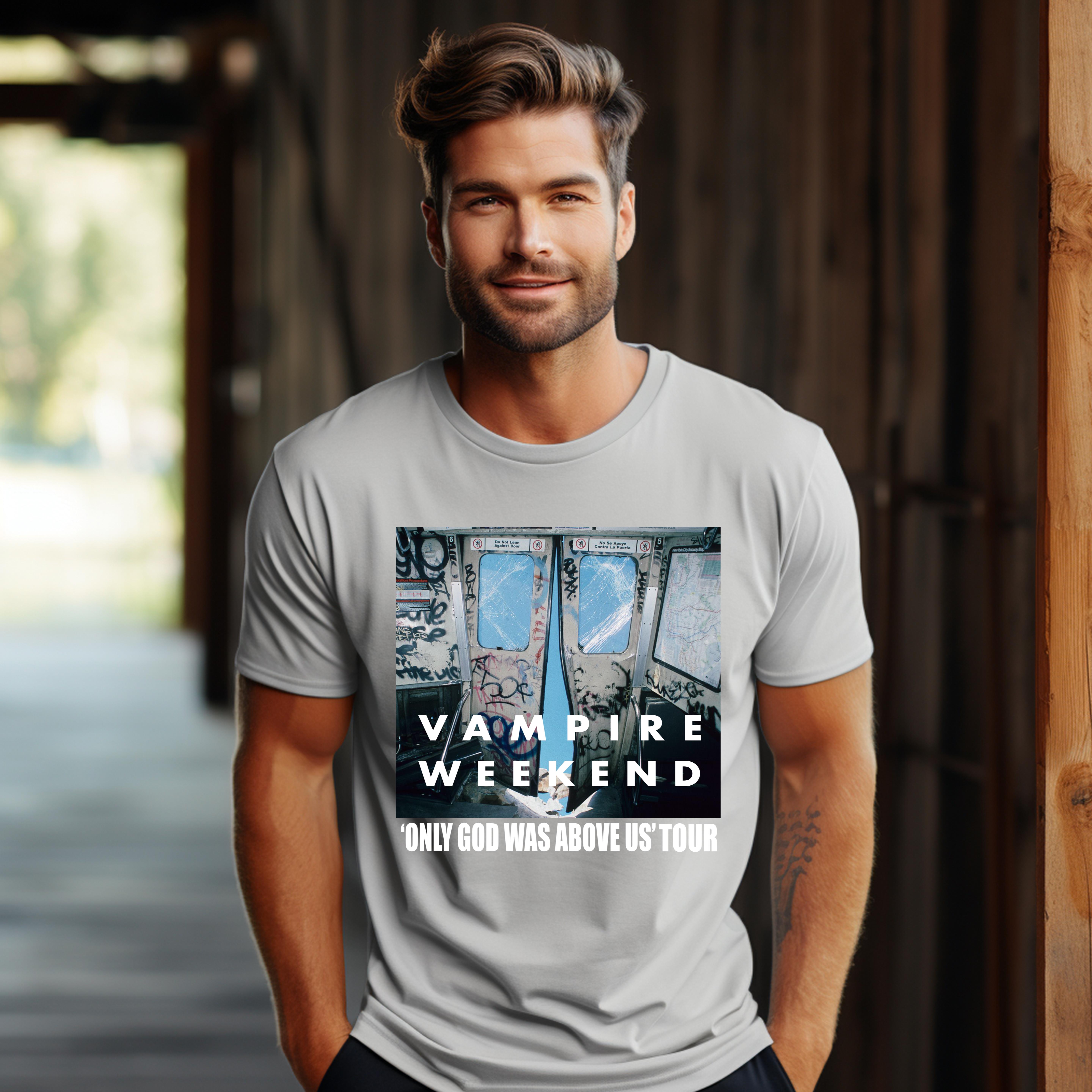 Vampire Weekend Only God Was Above Us Tour 2024 UNISEX T-Shirt Up To
