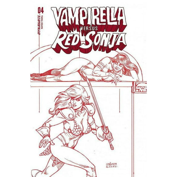Vampirella Versus Red Sonja #4S VF ; Dynamite Comic Book