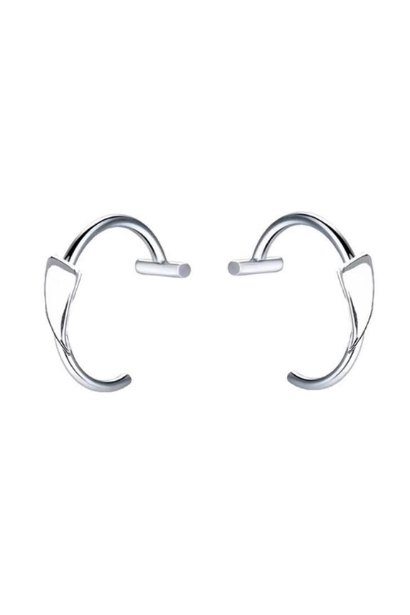 Vampires Fangs Lip Rings Not Piercing Jewelry Stainless Steel Clip on Jewelry Exaggerated Jewelry for Parties and Cosplay