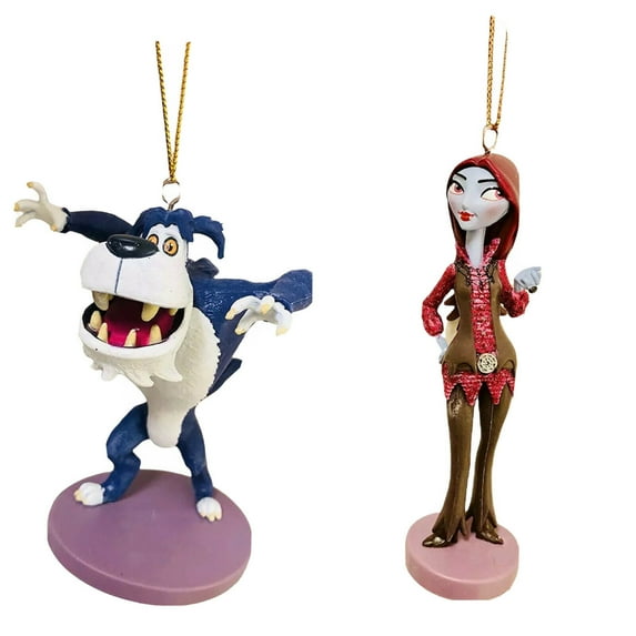 Vampirina 3.5” Oxana Hauntley Mom & Wolfie Ornament Figure Disney Charm Pvc New