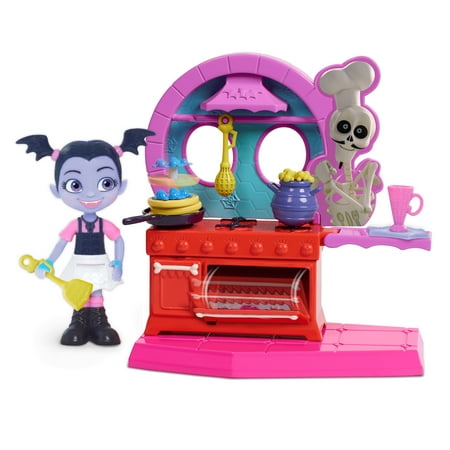 Vampirina Fangtastic Kitchen 7-Piece Playset, Officially Licensed Kids Toys for Ages 3 Up, Gifts and Presents