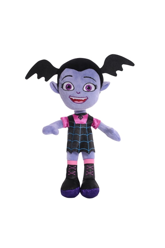 Vampirina Plush Toy - 11 Inch Cuddly Vampire Girl Stuffed Doll, Purple Gift for Kids & Fans