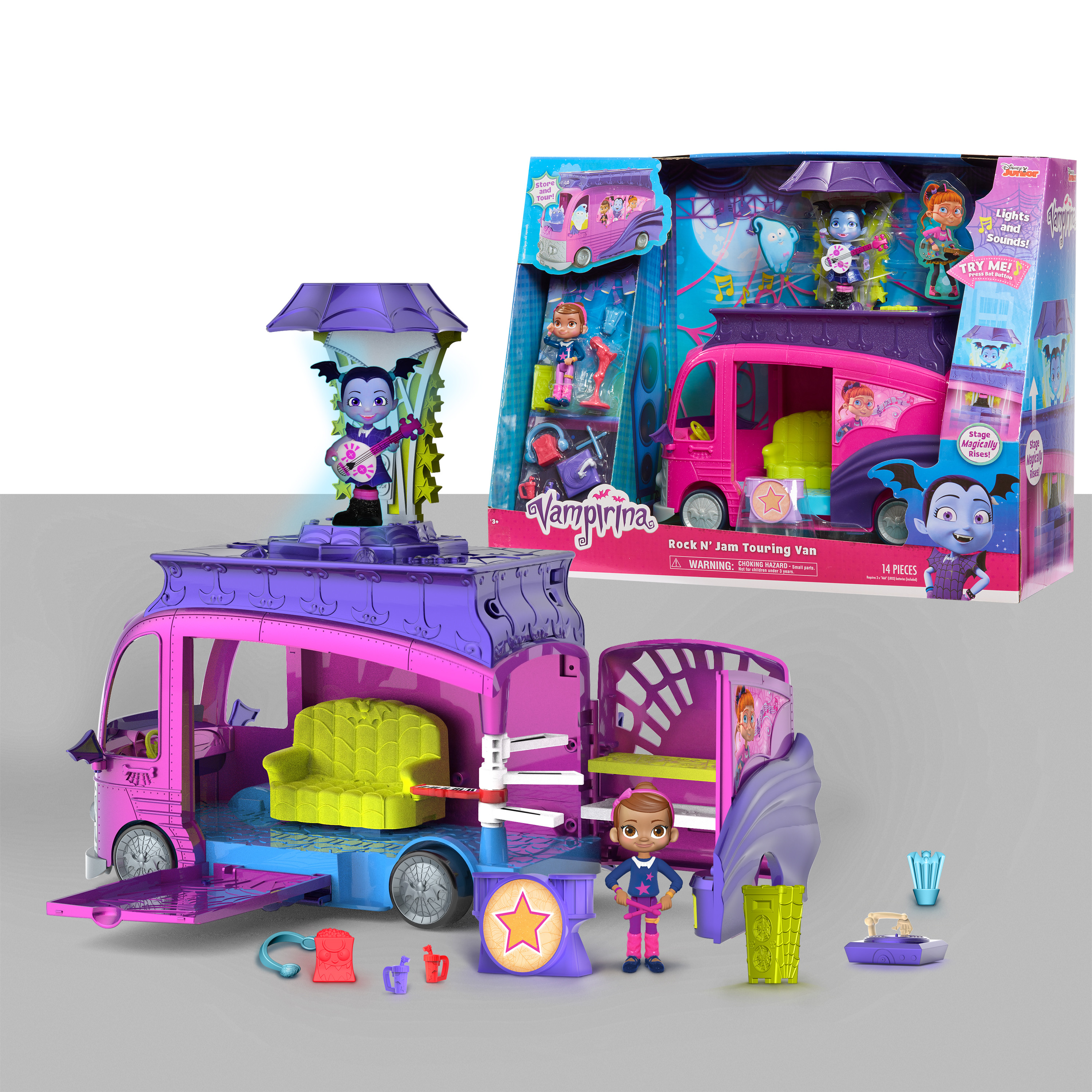 Vampirina Rock N' Jam Touring Van, Officially Licensed Kids Toys for Ages 3 Up, Gifts and Presents - image 1 of 2