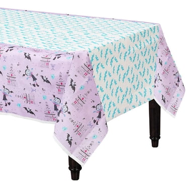 Zombie Party Tablecover – Blood Splatter Design Plastic Tablecloth For Halloween & Horror Parties