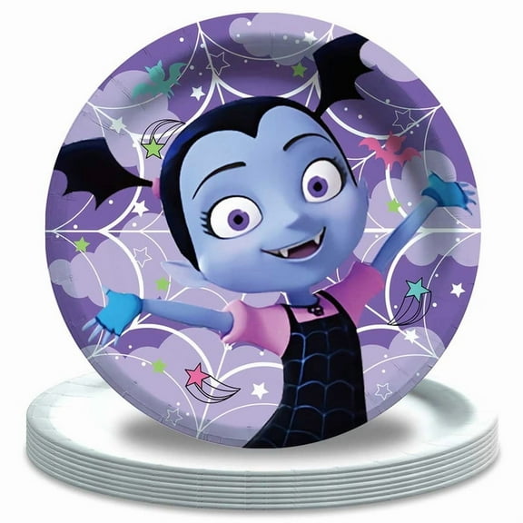 Vampirina Tableware Plates Party Supplies Birthday Decorations Disposable Dinnerware