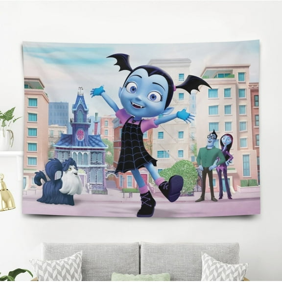Vampirina Tapestry Wall Decor for Bed Room Wall Hanging Birthday Gift