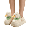 thumbnail image 1 of Vamuko Duck Slippers for Women & Men Fuzzy Animal Plush Slippers Winter Indoor House Slides Warm Fluffy Slipper, 1 of 5