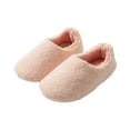 thumbnail image 1 of Vamuko Fluffy Slippers Womens Curly Fuzzy Shower Shoes 2025 Cushioned Plush Slip on Shoes Cute Warm Non-Slip Memory Foam Slippers House Slippers Pink 8.5, 1 of 2
