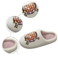 thumbnail image 1 of Vamuko House Slippers for Woman 2025 Warm Fluffy Slippers Cute Non-Slip Winter Slip on Shoes Cushioned Christmas Slippers Ginger 4.5, 1 of 7