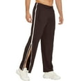 thumbnail image 1 of Vamuko Mens Lightweight Sweatpants Baggy Joggers 2 Sides Zippers Breakaway Post Surgery Sweat Pants Y2k Drawstring Loose Fit High Split Track Pants Dark Green M, 1 of 5