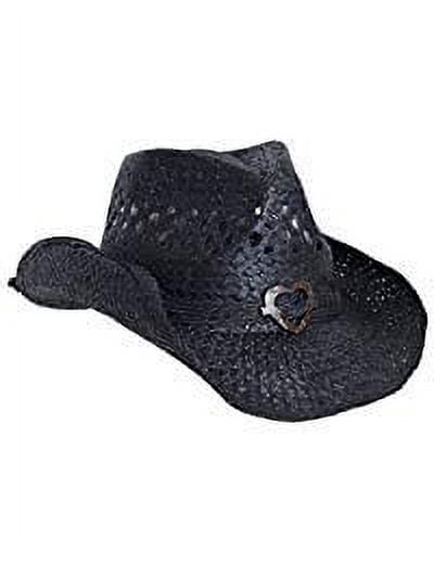 Vamuss Black Cowboy Hat for Women with Heart - Walmart.com display picture 2