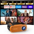thumbnail image 1 of Vamvo Mini Projector with WiFi and Bluetooth, Native 1080P Portable Movie Projector with HDMI and USB for Phone, Laptop, TV Stick, PS5 and Game Console, 1 of 8