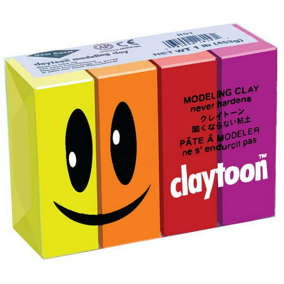 Van Aken Claytoon Clay Set, Warm Colors