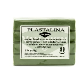 Van Aken Modeling Clay, 1 lb., Gray Green